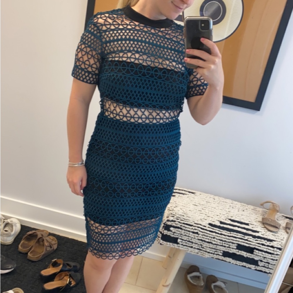 Self Portrait Green Dress
